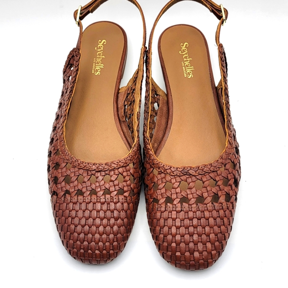 NWOT Seychelles Brown Woven Women's Shoes SIZE 10. #1534